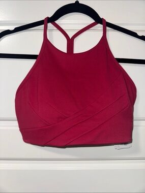 lululemon athletica High-Neck Sports Bra - Raspberry